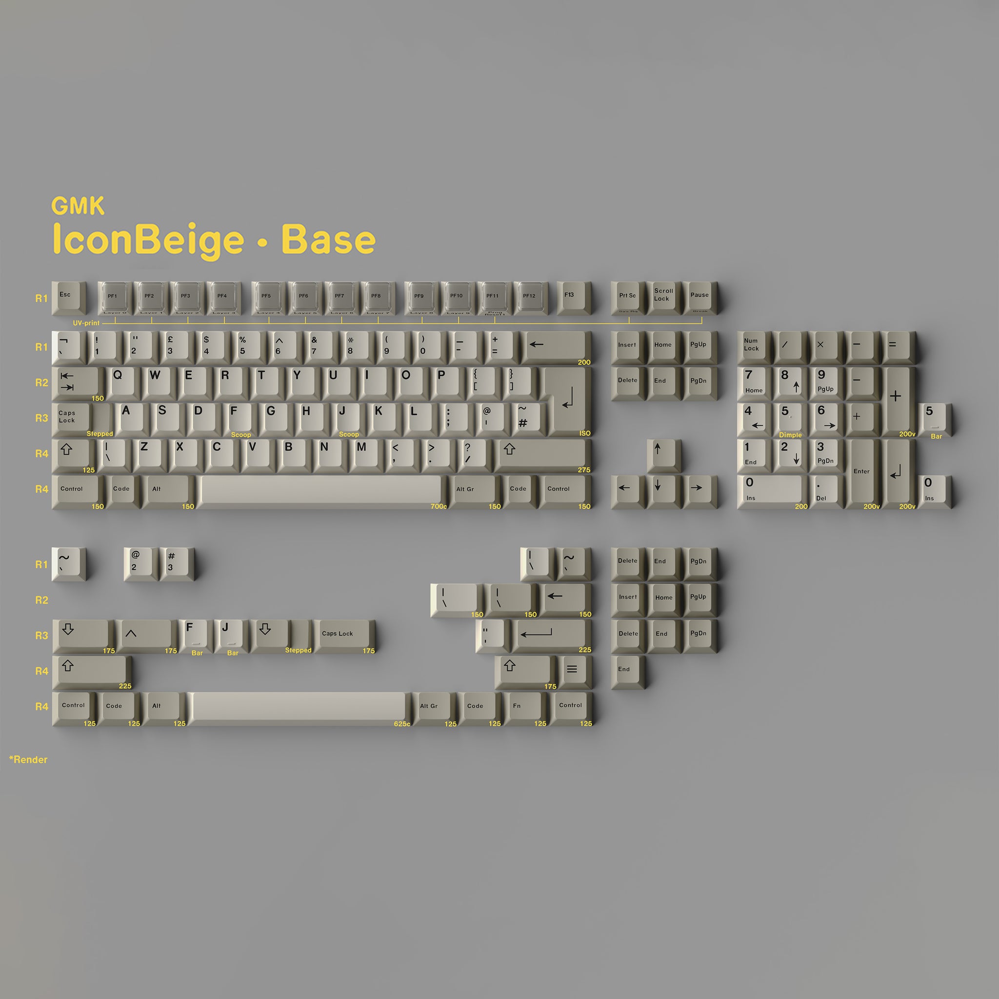 GMK CYL アイコンベージュ – KBDfans® Mechanical Keyboards Store