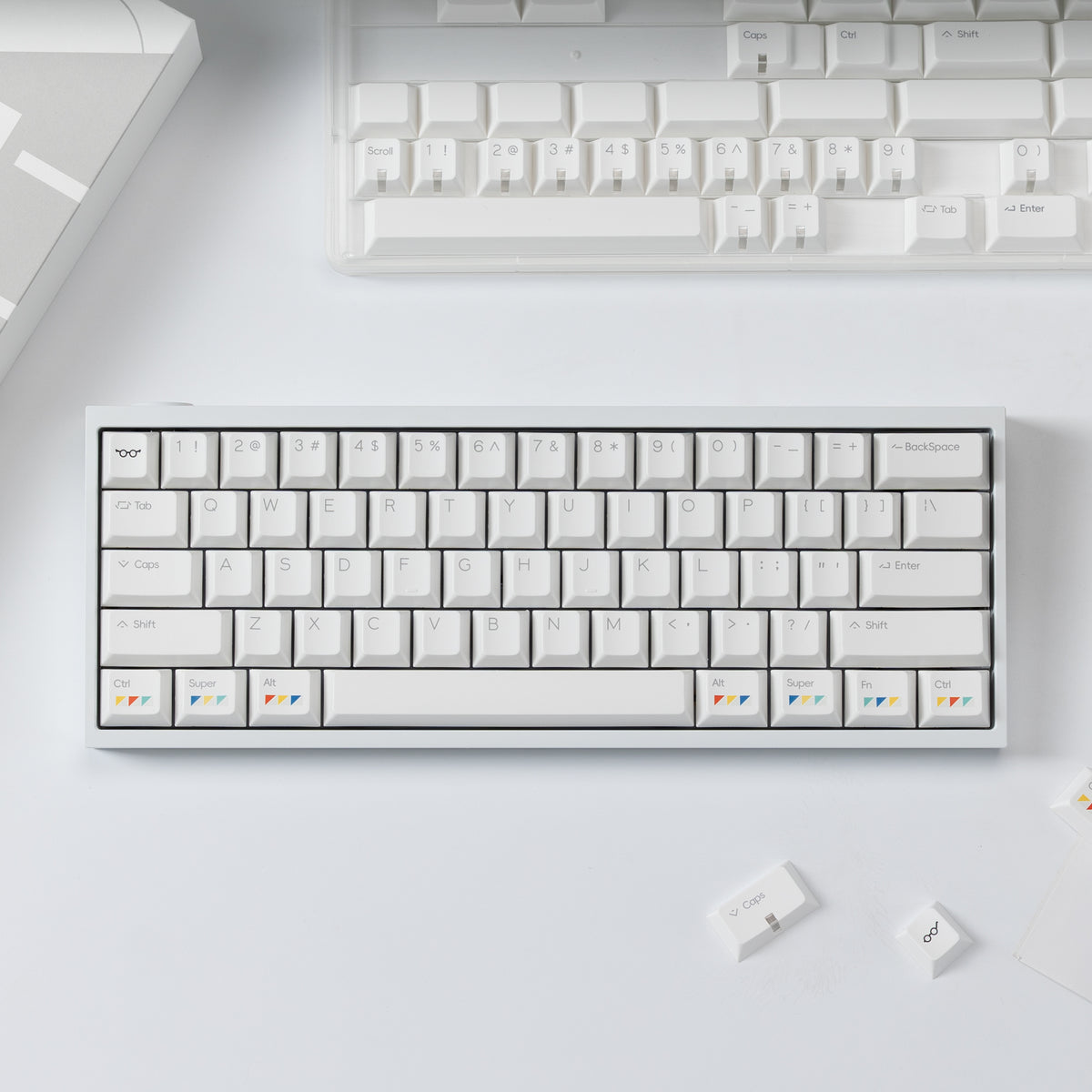 PBTfans Purpolch R3を装着したTofu60 Reduxの完成形です。
