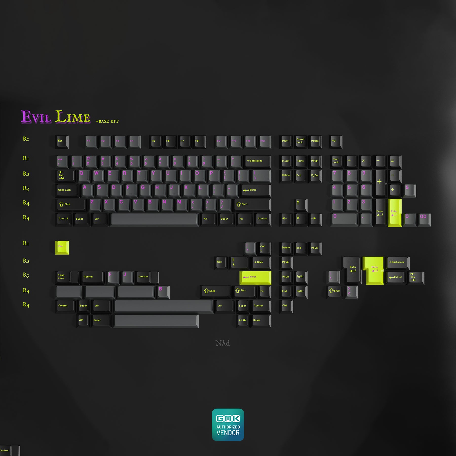 GMK CYL Evil Lime