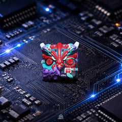Mecha Owl Artisan Keycap