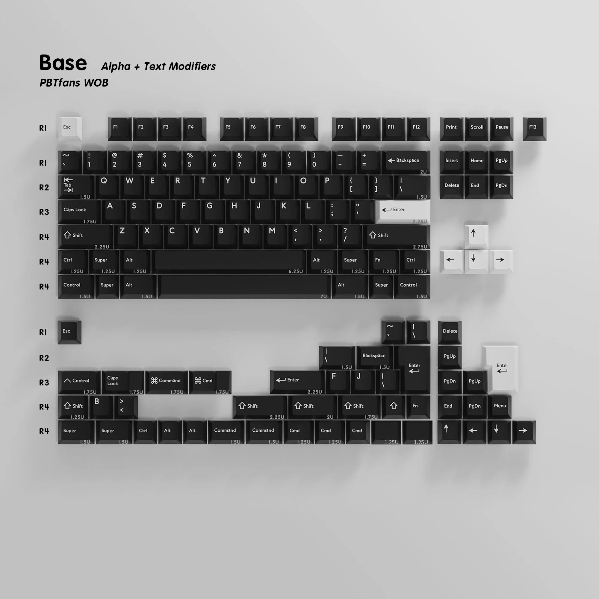 PBTfans二色成形/三色成形 – KBDfans® Mechanical Keyboards Store