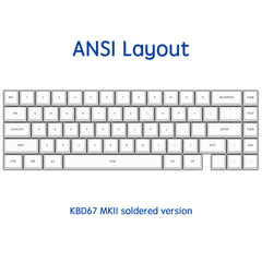KBD67 MarK II soldered version assembly service